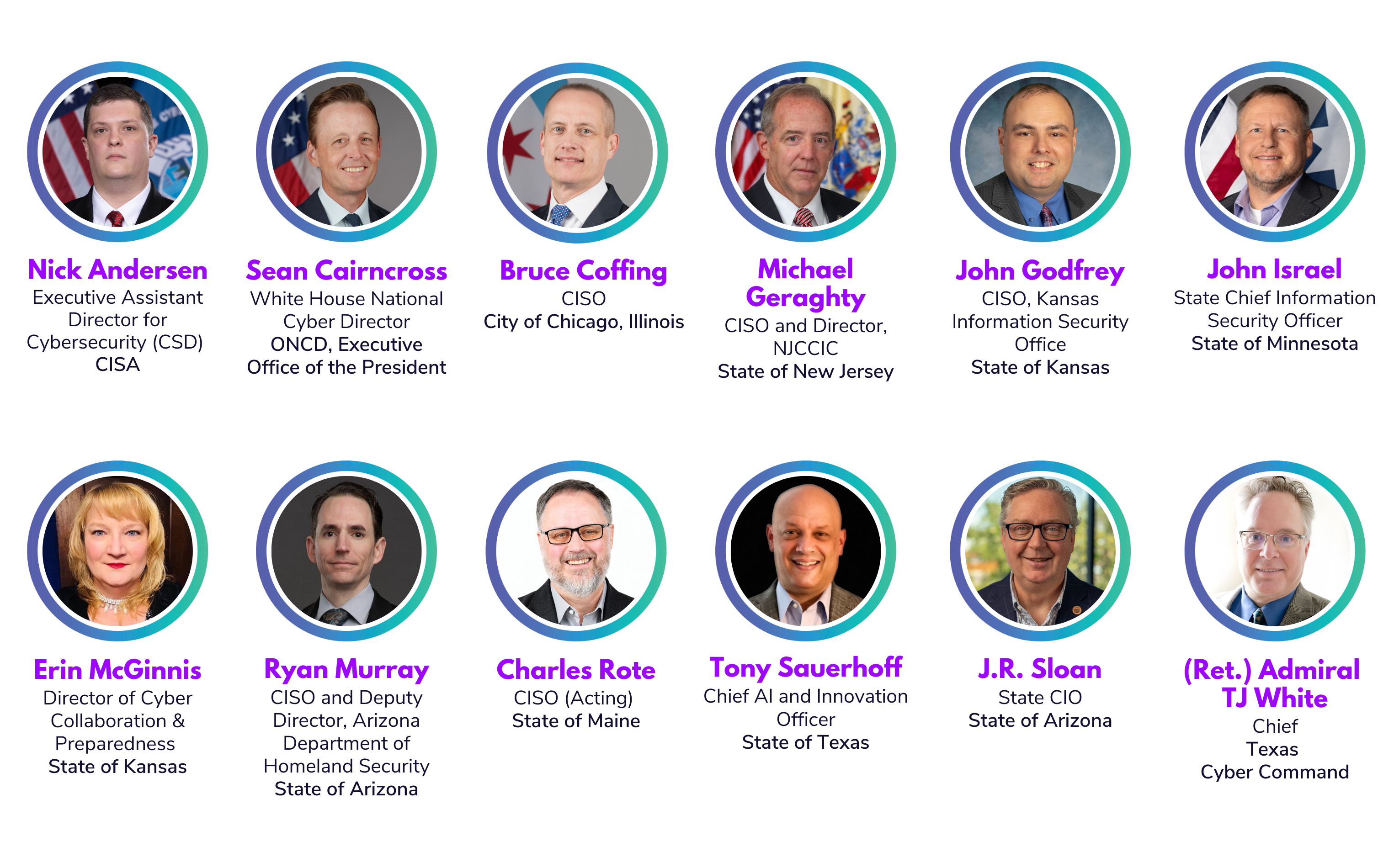 12 confirmed top speakers