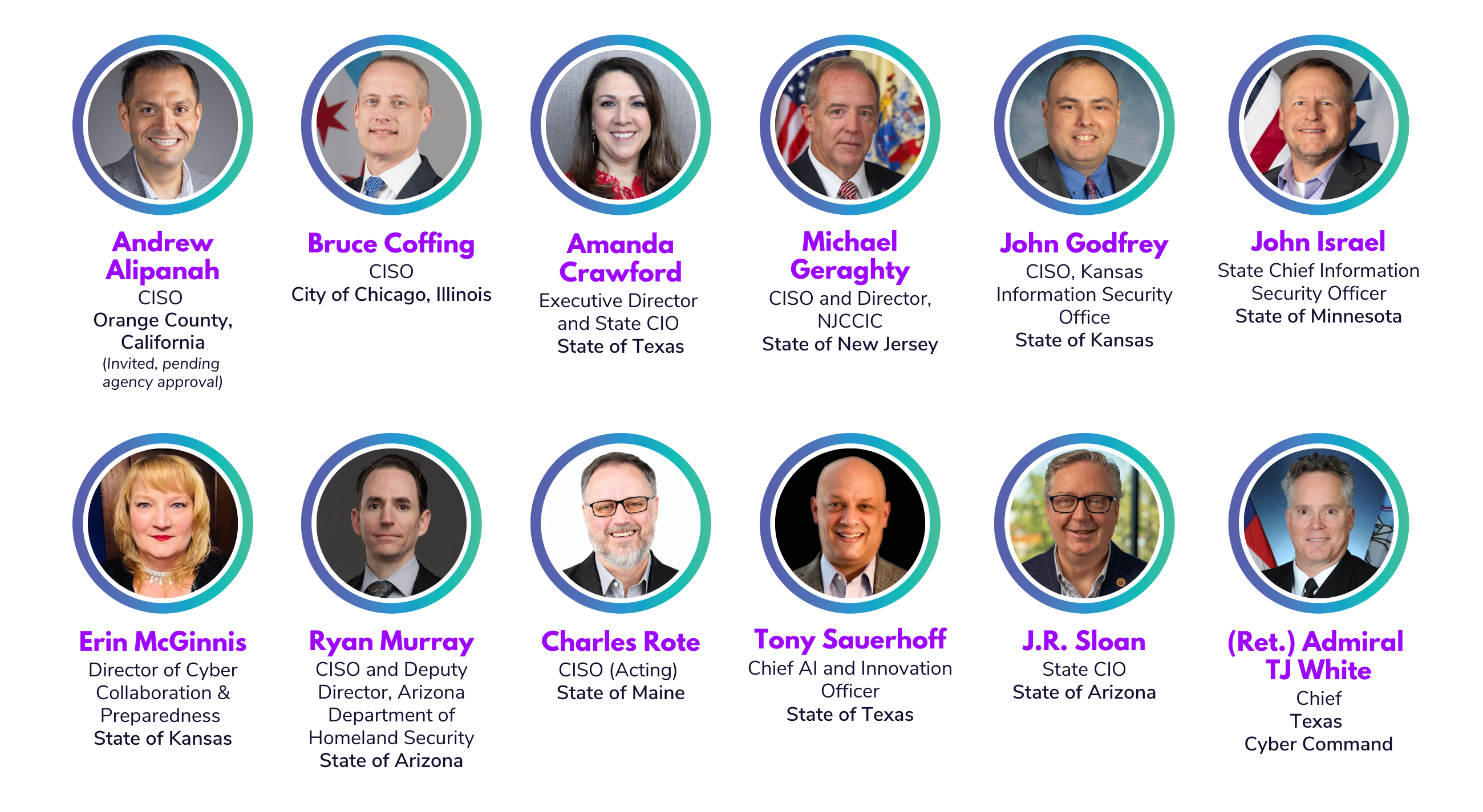 12 confirmed top speakers